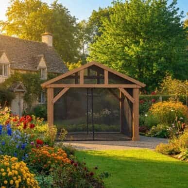 Mosquito Mesh Kit for Costco 12ft x 14ft Mocha Pavilion Costco Accessories yardistrydirect.co.uk 1