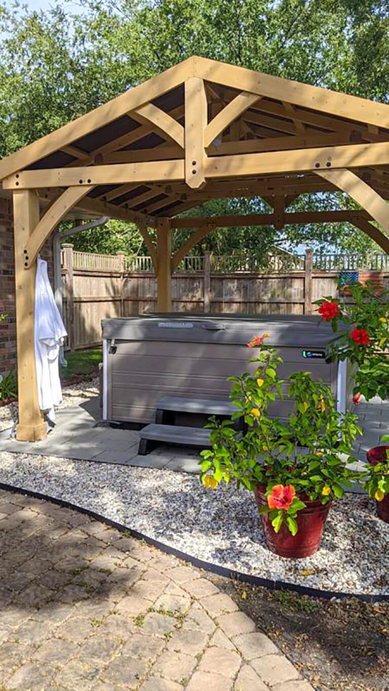 The perfect cover for our hot tub