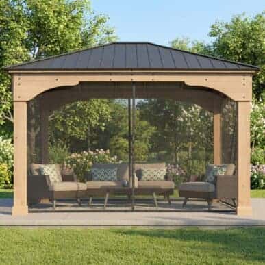 Mosquito Mesh Kit for Costco 12ft x 14ft Grand Gazebo Costco Accessories yardistrydirect.co.uk 1