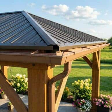 Costco Gazebo Rain Gutter Kit (10ft x 12ft) Gazebo Costco Accessories yardistrydirect.co.uk 1