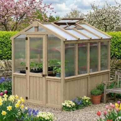 Meridian Wooden Greenhouse 6.7ft x 7.8ft (2m x 2.4m) 100% premium Cedar (Cunninghamia Lanceolata) yardistrydirect.co.uk 1